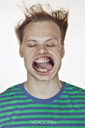 A Hilarious Disturbing Video of People Being Blasted in the Face with Wind by Tadao Cern - 023