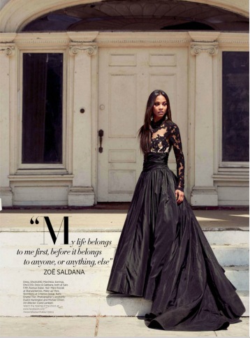 Zoe Saldana Harper’s Bazaar Arabia September 2012 [Photos] - 002