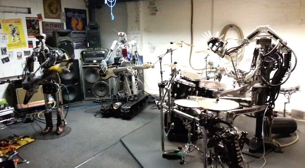 Robots taking over the World Compressorhead perform Ace of Spades
